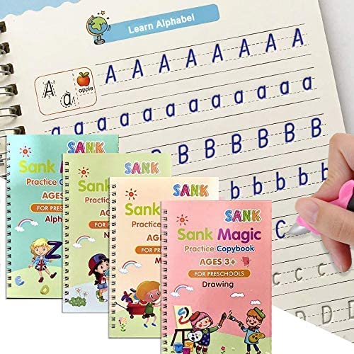Magic Writing Copybook (Set of 4)